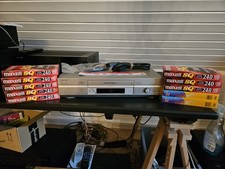Sony SLV-SE740D HiFi Stereo Videorecorder ohne FB in Silber & 10 Kassetten 