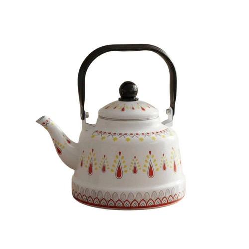 Vintage emaille wasserkocher - emaille,