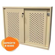 BISLEY Glide II™ Schiebetürenschrank 1.000 mm Breit (leer) • Perforierte Türen