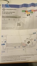E ticket Ticket Bayern Brugge Champions League 22.10.2025