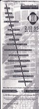 Klangtest-Flyer 1995 Hamburg *Klinik SPK Dive Suicide Whitehouse Aphex Twin ...*