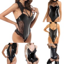 Leder damen sexylingerie - leder,