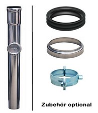 LORO innenbeschichtetes Regen Standrohr  verzinkt Reinigung DN 100x1000mm 