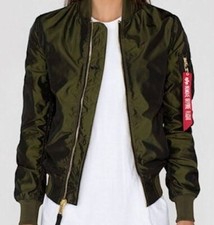 Alpha Industries Bomberjacke  Pilotenjacke MA-1  LW PM  Iridium darkgreen women