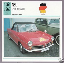 1964-1967 NSU Spider Wankel