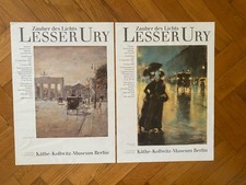 2x Ausstellungsplakat Lesser