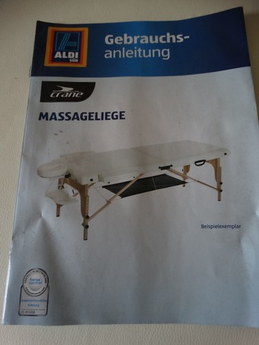 Massageliege cremfarben - massageliege,
