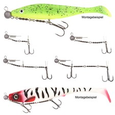 Spro Screw In 360 Rig Stinger Gummifisch Hecht Zander Wels Spin Montage System