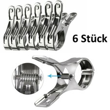 6x Strandtuch Klammern XXL