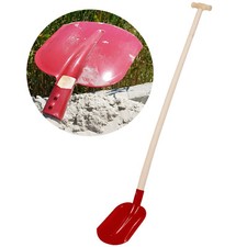 REKORD Emsländer Schaufel Garten Graben Erde Sand Holzstiel Stahl rot 135 cm