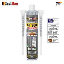 Verbundmörtel SF 300 Injektionsmörtel 1 x 300 ml Mörtel Klebemörtel 2 x Mischer