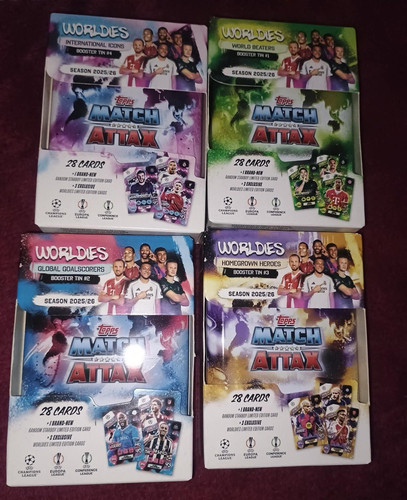 Topps match attax worldies - match,