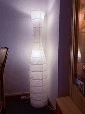 Ikea Stehlampe mit Papierschirm 158cm Standlampe