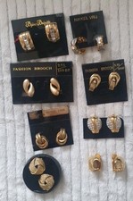 Modeschmuck Ohrringe Konvolut