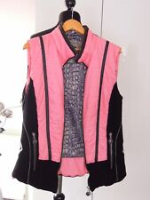 SPORTALM -NEW YORK MINUTE- Weste Steppweste Gr. 44 rosa mit schwarz