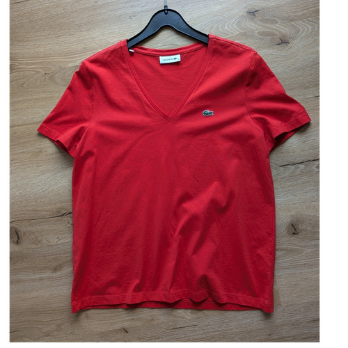 Lacoste damen shirt rot - damen, t-shirt