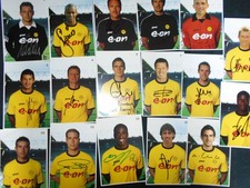 17 signierte Autogrammkarten Borussia Dortmund 2003/04