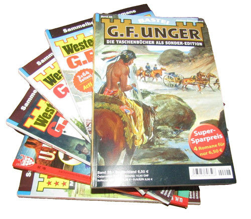 Western romanhefte 6x 2er - western,