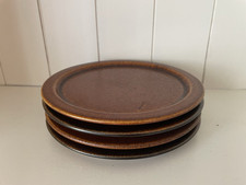 4x Katen Geschirr Teller Friesland Kuchenteller 19cm Luettjer Backteller braun