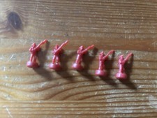 Risiko Spiel Parker Befreiungsspiel 5 Spielfiguren  Ersatzteil 1 Armee rot