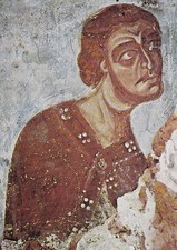 Postkarte - Frauenchiemsee / Jeroboam - Fresko um 1130  (64)