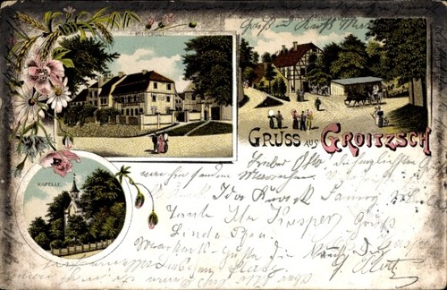 Litho groitzsch sachsen - groitzsch, in