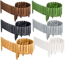 Beeteinfassung Holz Rollzaun