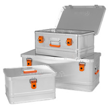 ALUBOX® Alukiste A29-A81 L Transportkiste Werkzeugkiste Lagerbox Aluminiumtruhe