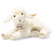 STEIFF 103339 Lämmlie Lamm 24 Creme Liegend Unbespielt RARITÄT OVP NEU