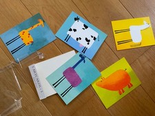 IKEA ARTCards 5 Karten + Kuvert - Wandbilder 13 x 18 cm Rachel Deacon A21