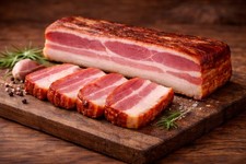 Geräucherter bauchspeck - bauchspeck, –