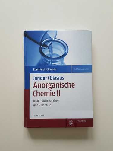 Jander blasius anorganische - jander/blasius,