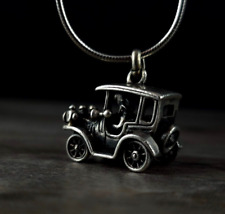Charm Silber Sterling Anhänger Auto Oldtimer 3D - witzig & massiv silver anello 