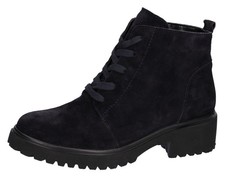 WALDLÄUFER H-LUISE Schnürboots Stiefelette,Blockabsatz,in bequemer Schuhweite G