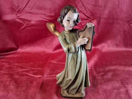Alte geschnitzte holzfigur - geschnitzte,