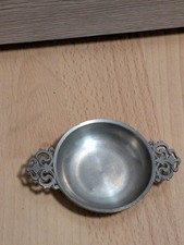 Zinn Aschenbecher 14,5 cm Sehr Guter Zustand