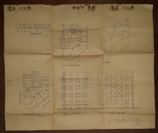 Alter Bauplan Magdeburg-Sudenburg-Halberstädter-Str.78 Jahr 1930