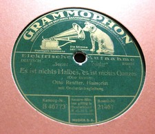 OTTO REUTTER Es ist nichts Halbes, es ist nichts Ganzes / Das ist leicht (186)