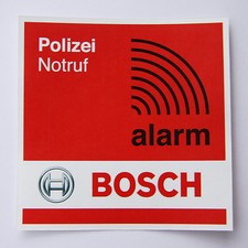 Bosch alarm aufkleber - 2x,