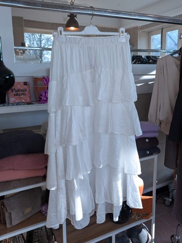 Rock stufenrock maxi volant - rock,