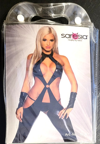 Wetlook overall mit stulpen - mit,