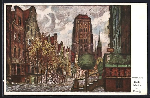 Ansichtskarte danzig gdansk - ansichtskarte,