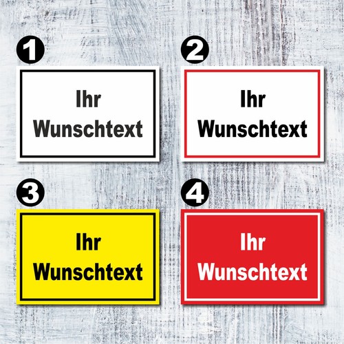 Personalisiertes schild - personalisiertes,