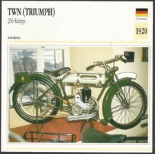 EDITO - SERVICE S.A.CLASSIC MOTORCYCLES - 1920 - TWN (TRIUMPH) - 250 KNIRPS