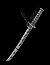 Alchemy Gothic Halskette Katana - Bushido - Schmuck Samurai Schwert