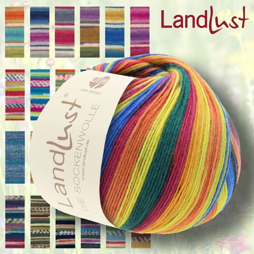 Landlust die sockenwolle - sockenwolle, 100g