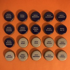 Kronkorken Oettinger / Null - 100 % - Serie 2017 / kompletter Satz / 20 Stück