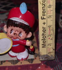 Monchhichi Figur - ca. 6cm - Sekiguchi Japan 1979 - Trommel Kapelle