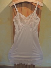 vintage, Unterkleid, Unterrock, Negligé, Aristocrat, Rosa, Nylon