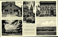 Ak Herste Bad Driburg in